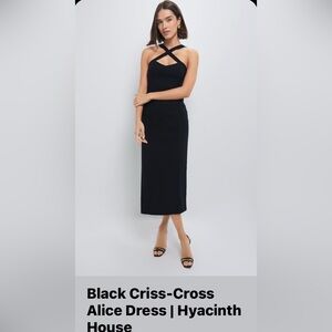 TuckerNuck HYACINTH HOUSE
Black Criss-Cross Alice Dress